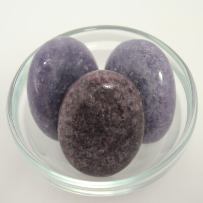 Lepidolite Palm Stone