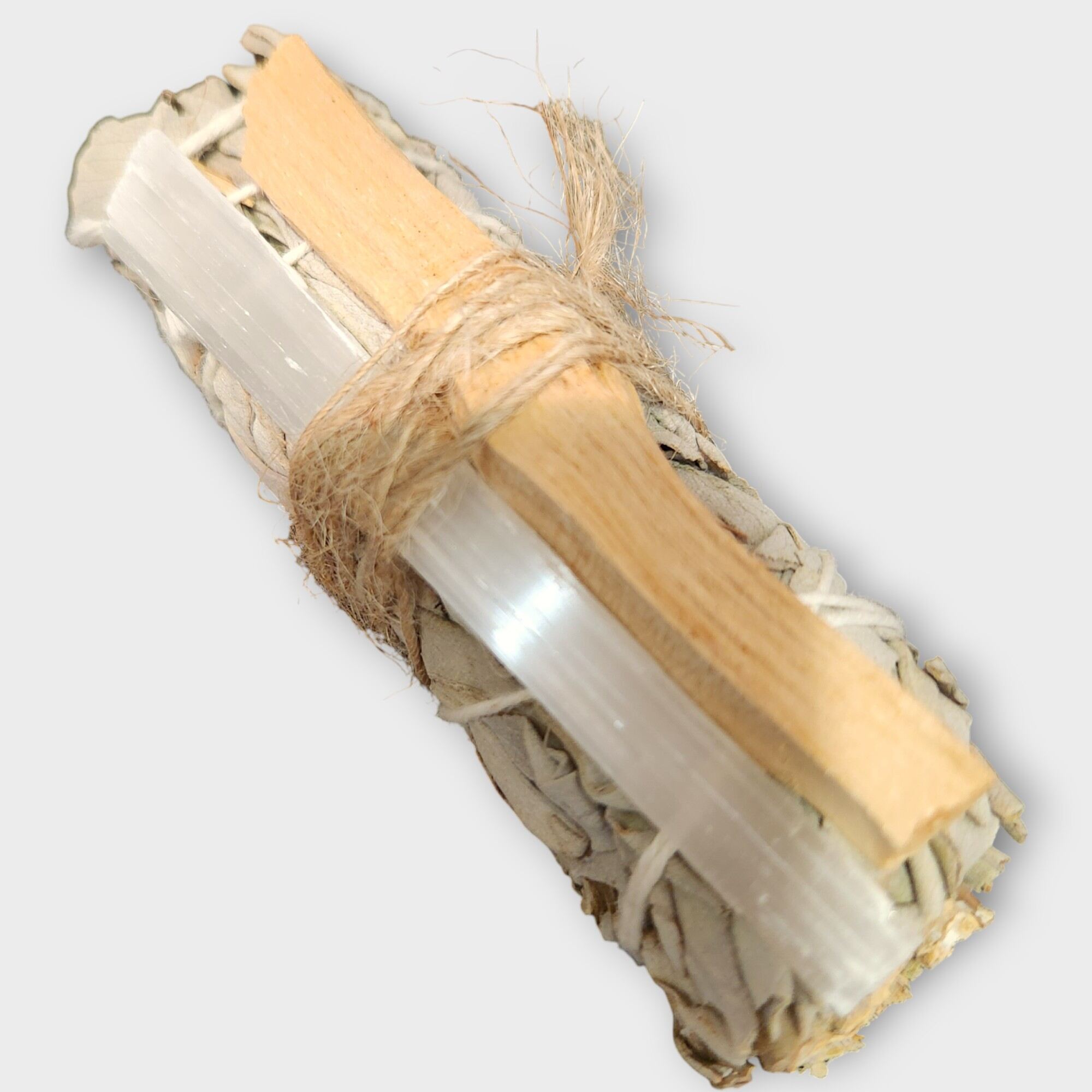 White Sage Selenite Palo Santo Bundle